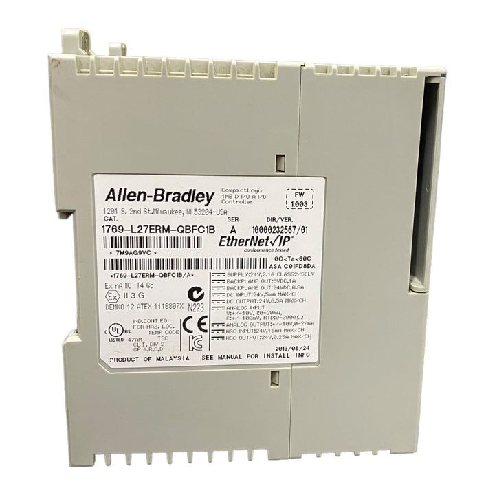 Allen Bradley 1769-l27erm-qbfc1b Ser A