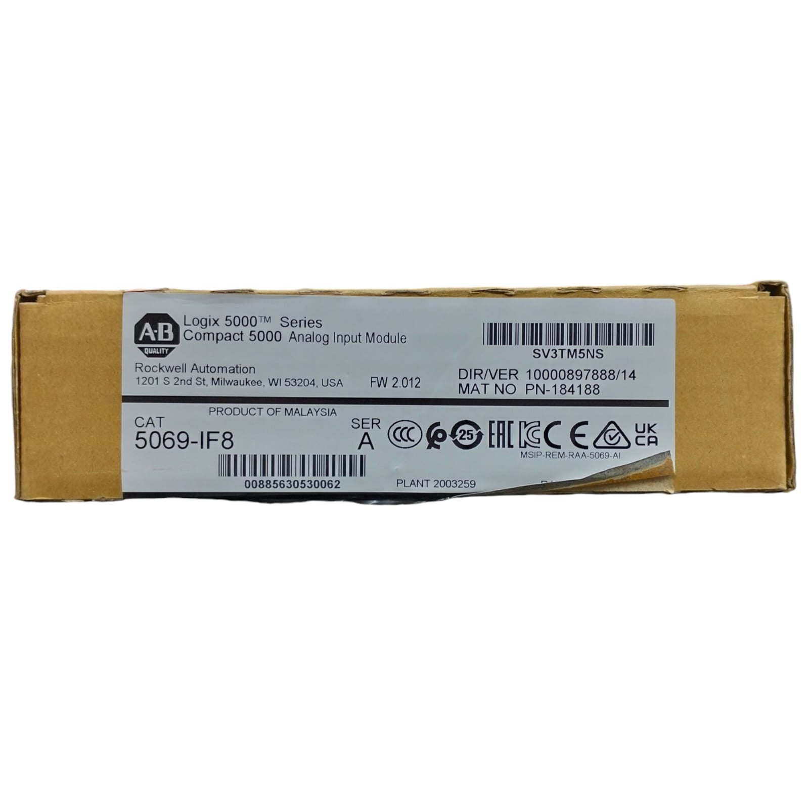Allen Bradley 5069-if8 Módulo de entrada