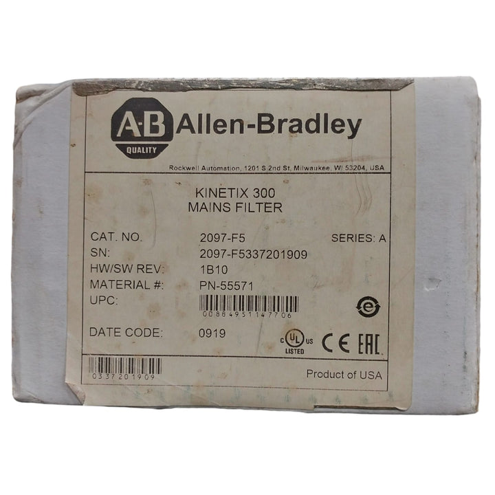 Allen Bradley 2097-f5 Filtro