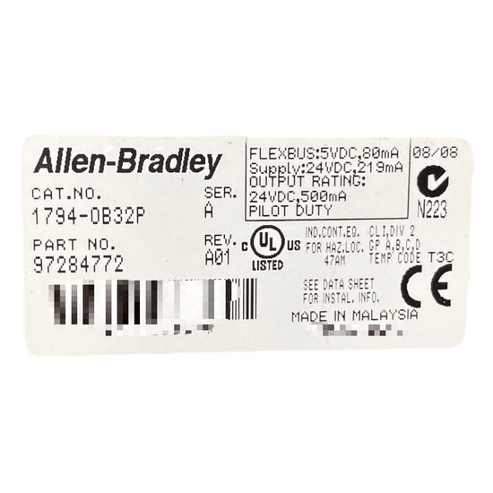 Allen Bradley 1794-ob32p Módulo De Salida