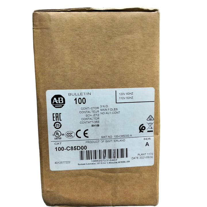 Allen Bradley 100-C85D00 AC Contactor