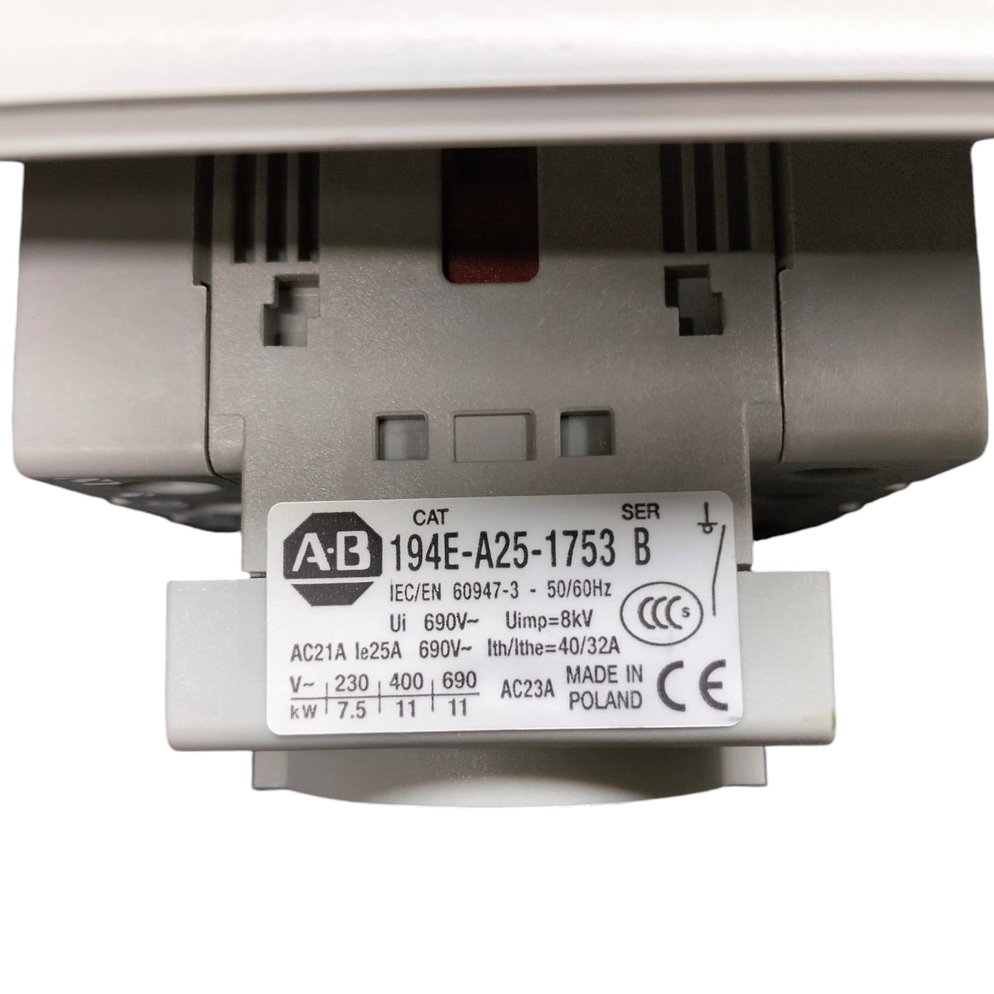 Allen Bradley 194E-Y25M-1753-6N Interruptor