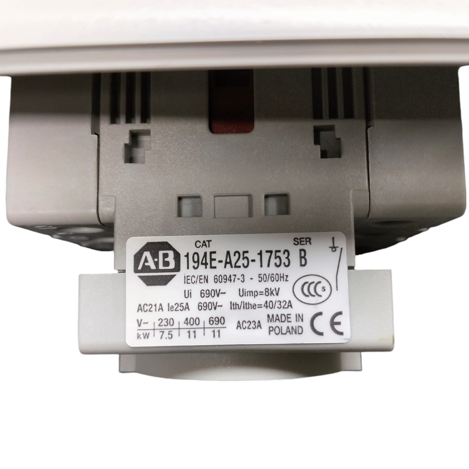 Allen Bradley 194E-Y25M-1753-6N Interruptor