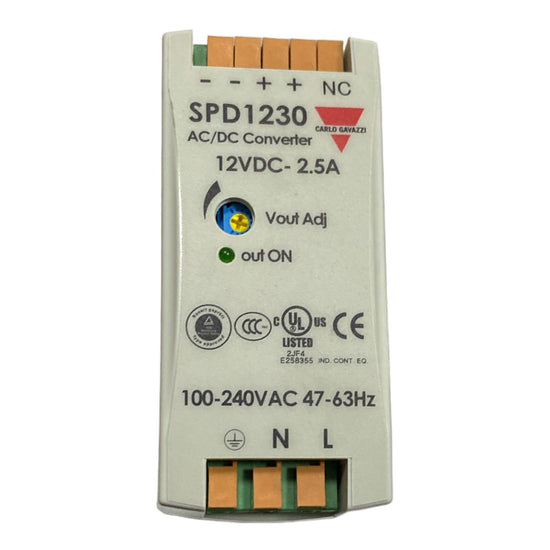 Carlo Gavazzi Spd1230 Fuentes de alimentacion