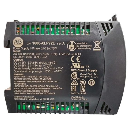 Allen Bradley 1606-XLP72E Fuente de alimentación