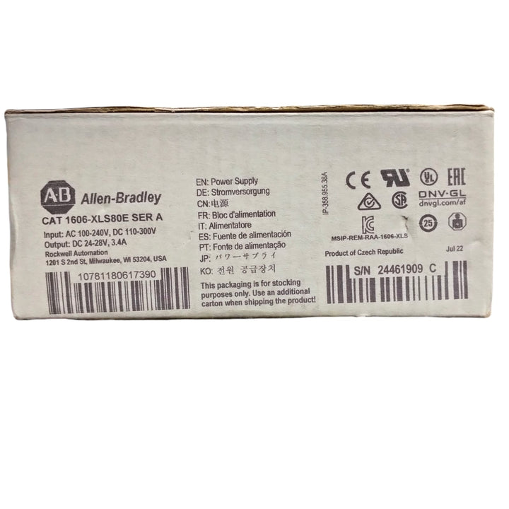 Allen Bradley 1606-xls80e Fuente de alimentación