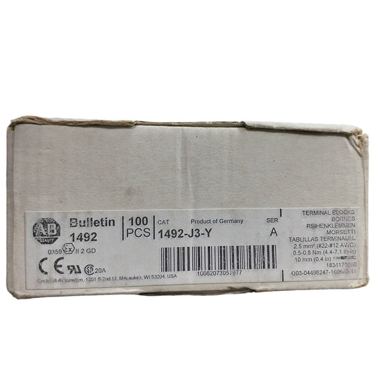Allen Bradley 1492-j3-y Clema