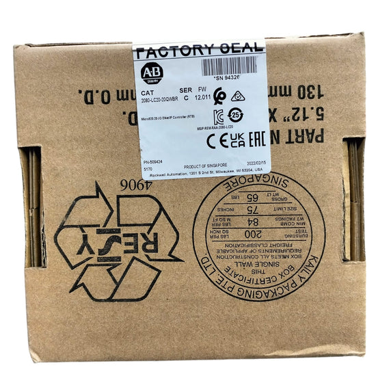 Allen Bradley 2080-lc20-20qwbr Controlador