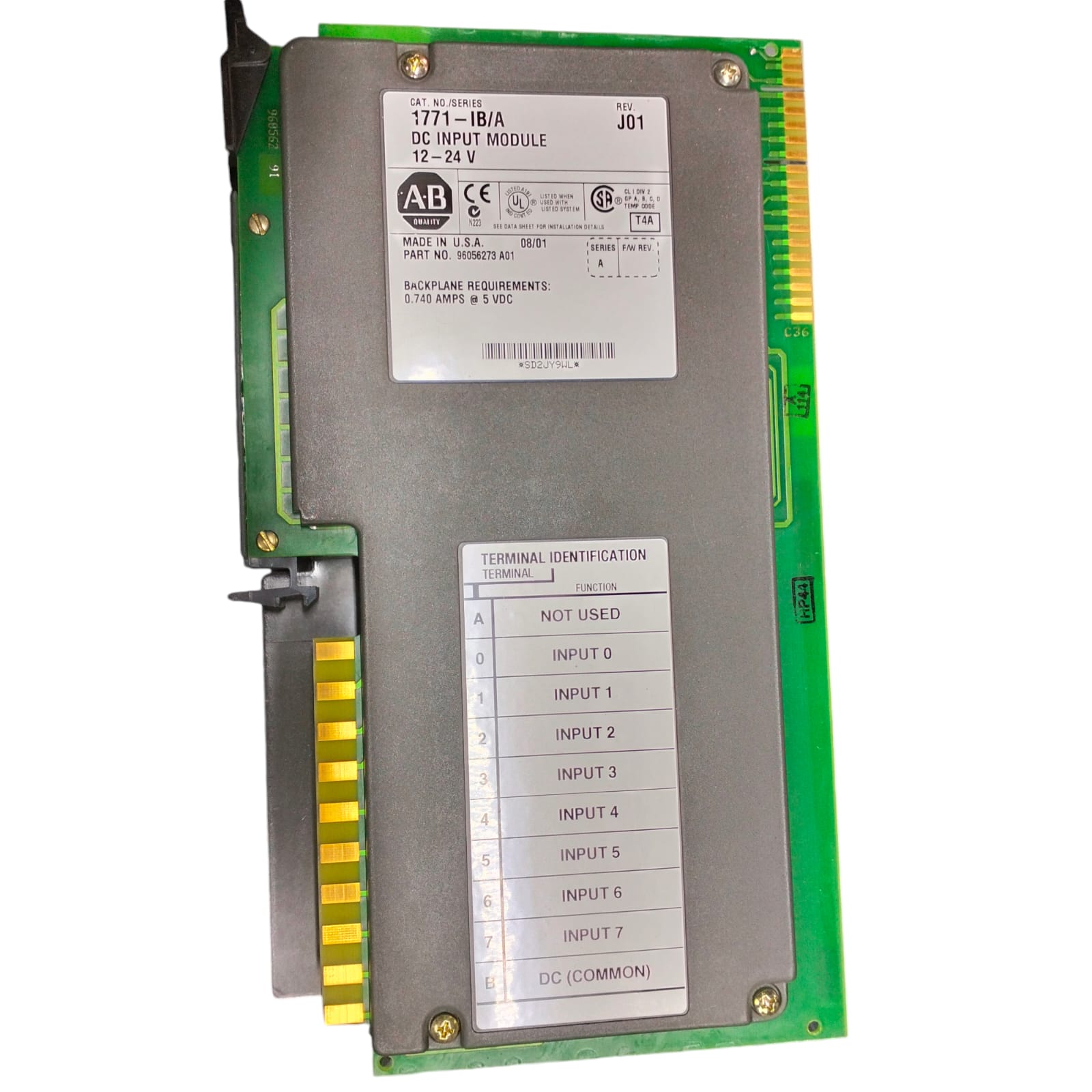 Allen Bradley Dc Input Module 1771-ib PLC