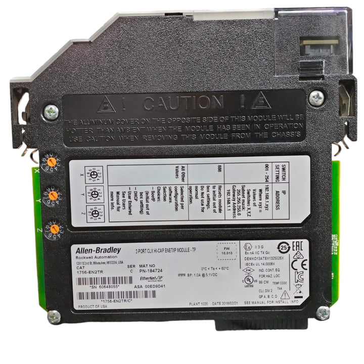 Allen Bradley 1756-en2tr Módulo EtherNet