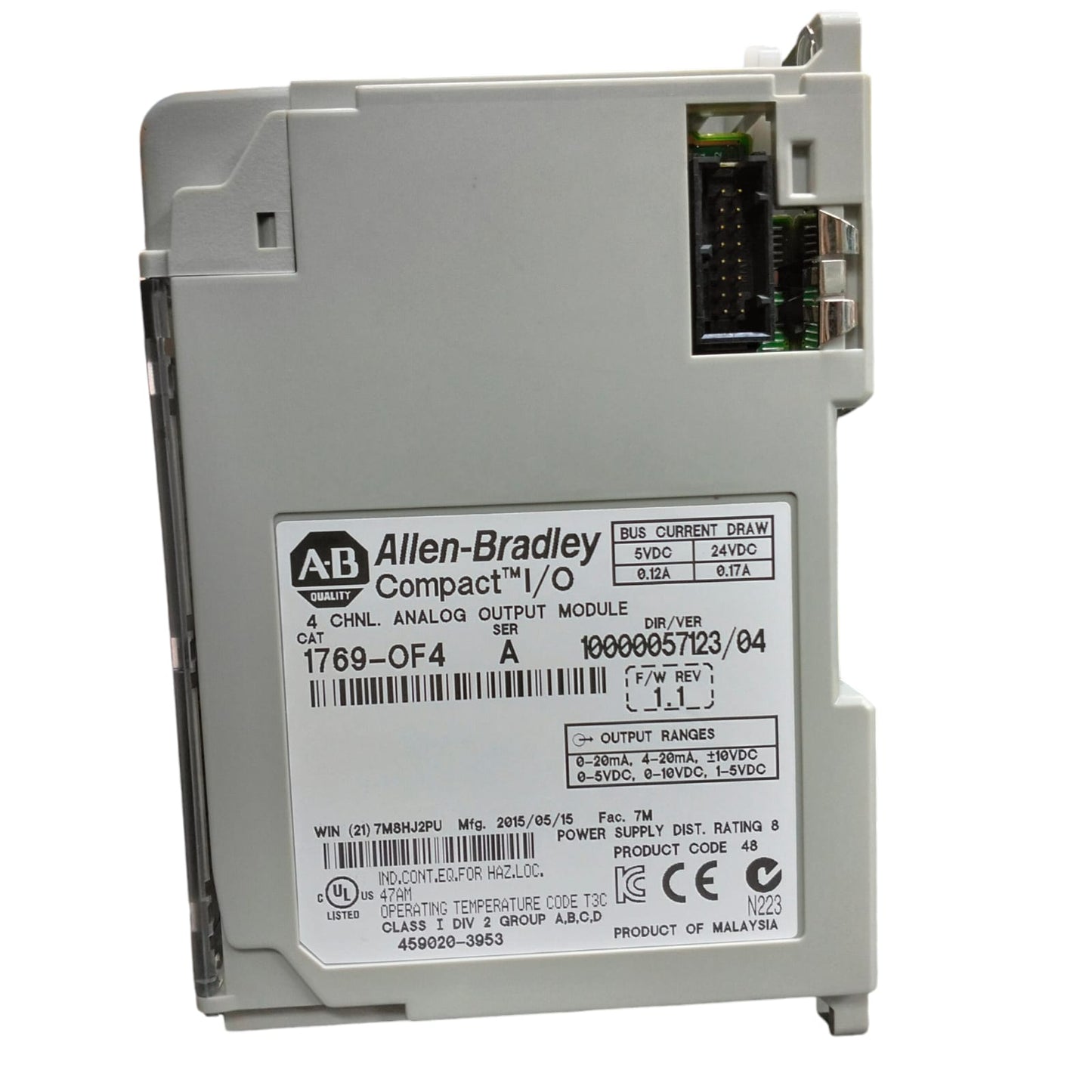 Allen Bradley 1769-of4 Módulo de salida