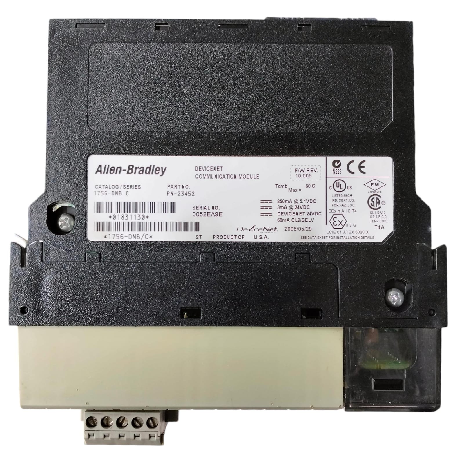Allen Bradley 1756-dnb Módulo DeviceNet