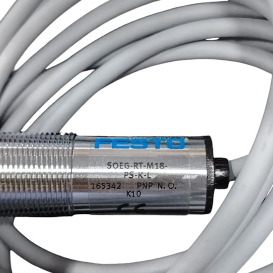 FESTO SOEG-RT-M18-PS-K-L SENSOR INDUCTIVO