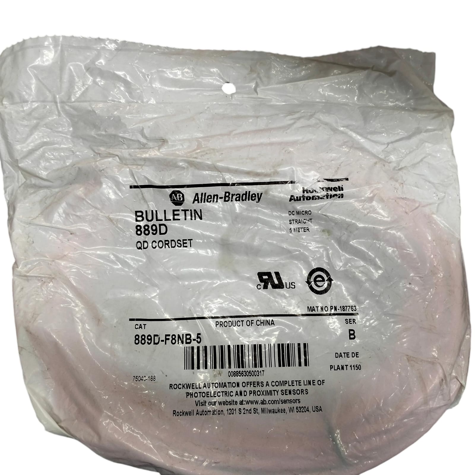 Allen Bradley 889d-f8nb-5 Cable