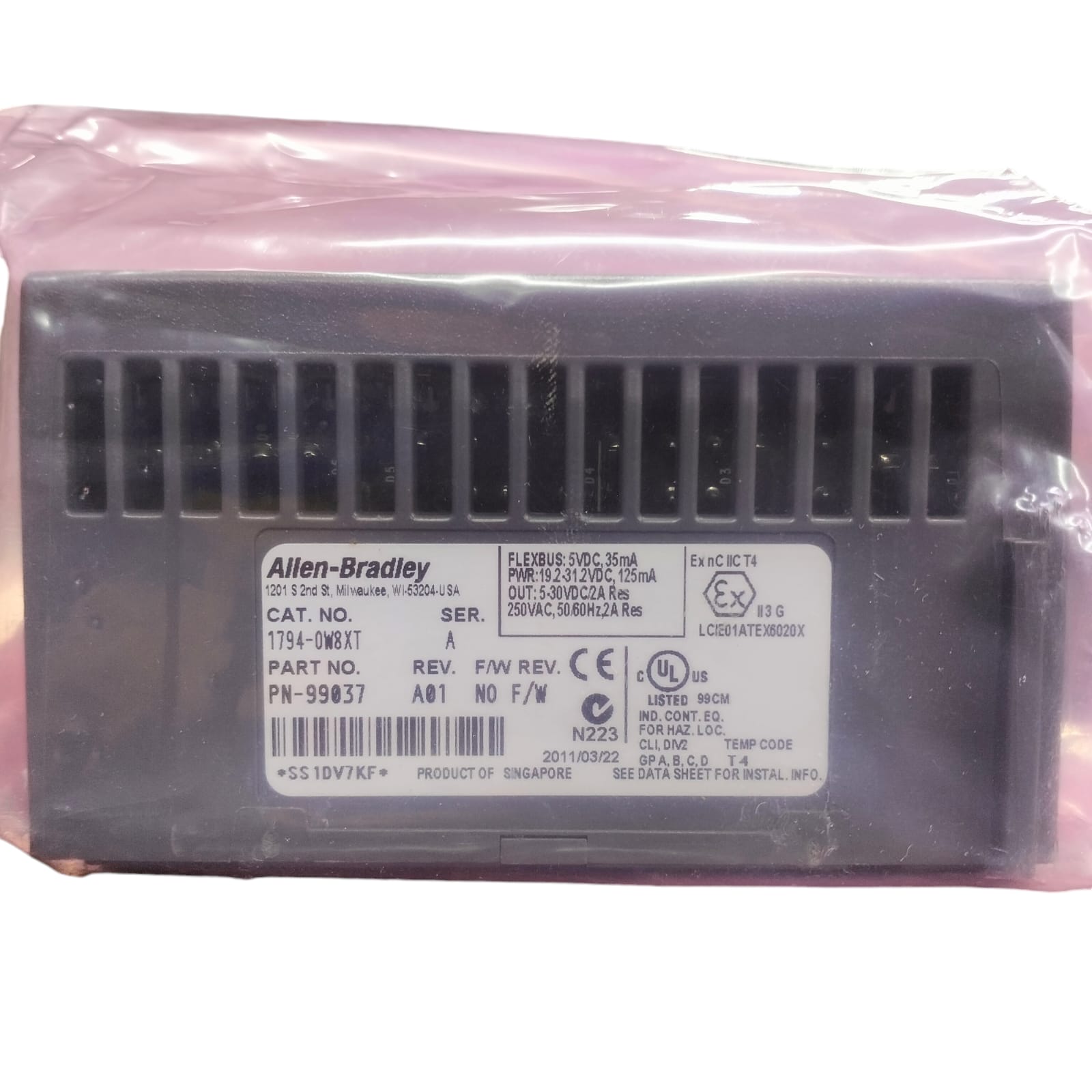 Allen Bradley 1794-ow8xt Módulo de salida