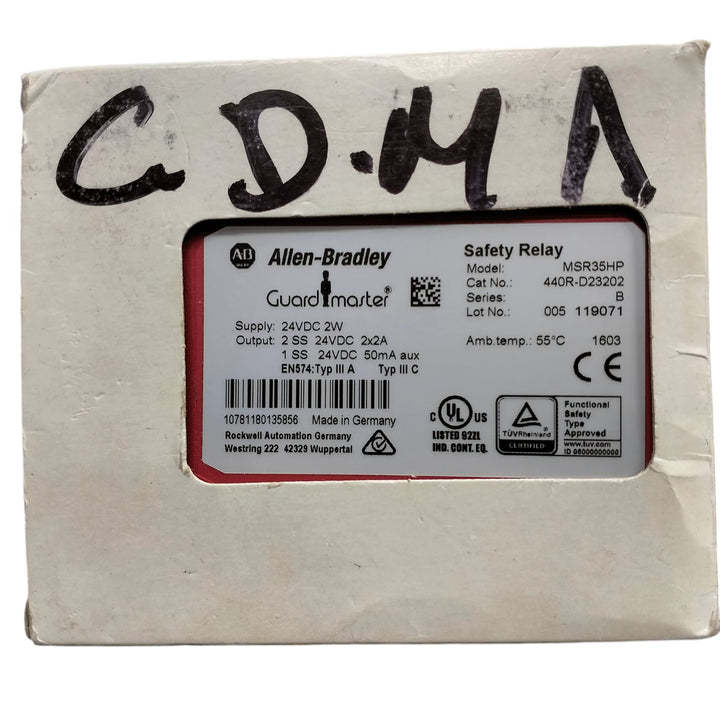 Allen Bradley Msr35hp 440r-d23202 Relevador