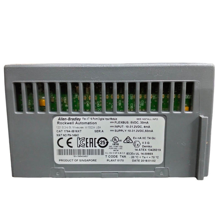 Allen Bradley 1794-ib16xt Módulo de entrada