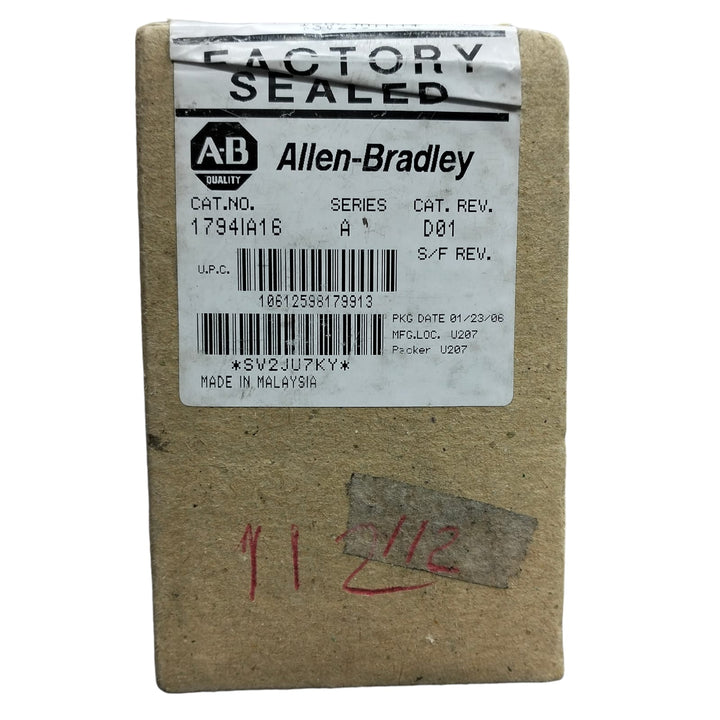 Allen Bradley 1794-ia16 Módulo de entrada
