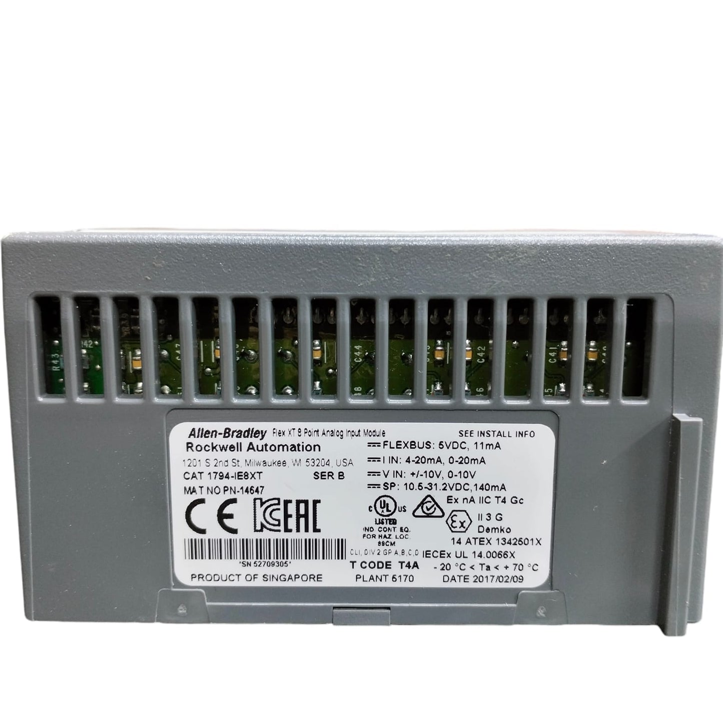 ALLEN BRADLEY 1794-IE8XT Módulo de entrada