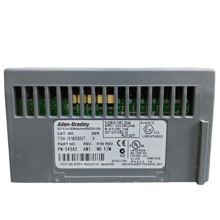 Allen Bradley 1794-ib10xob6xt Módulo de entrada y salida