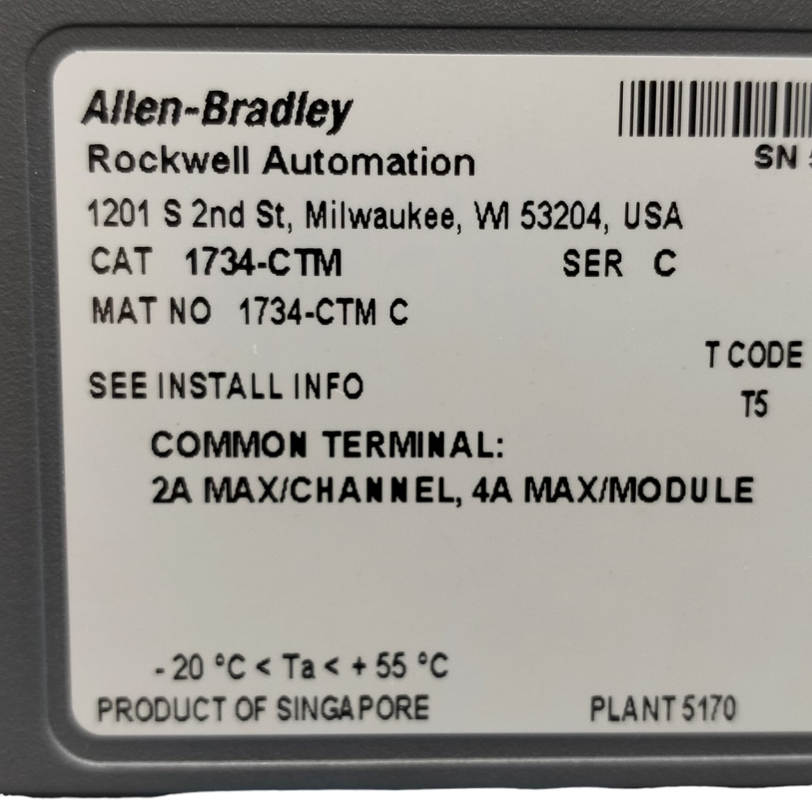 Allen Bradley Modulo 1734-ctm Módulo