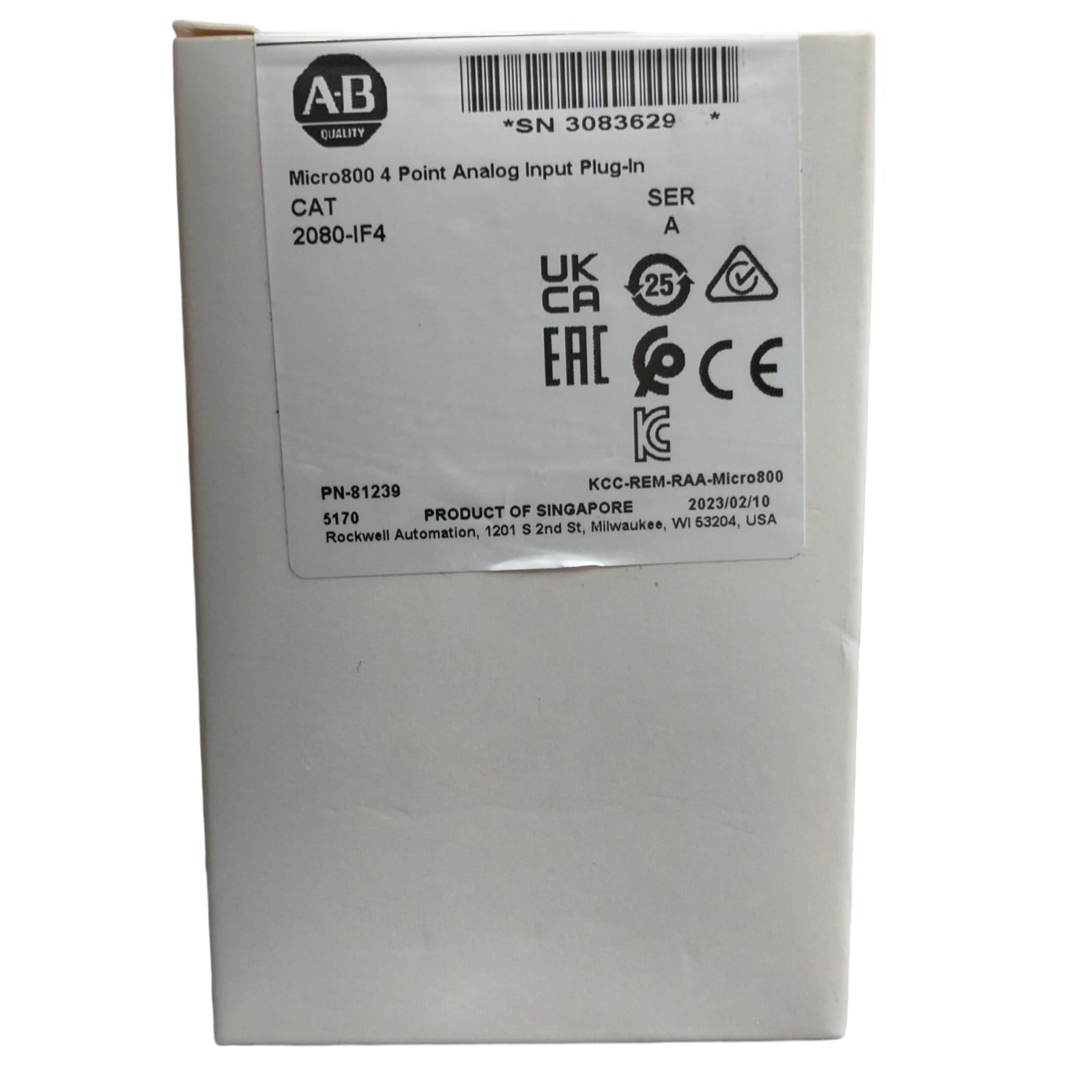 Allen Bradley 2080-if4 Módulo de entrada y salida