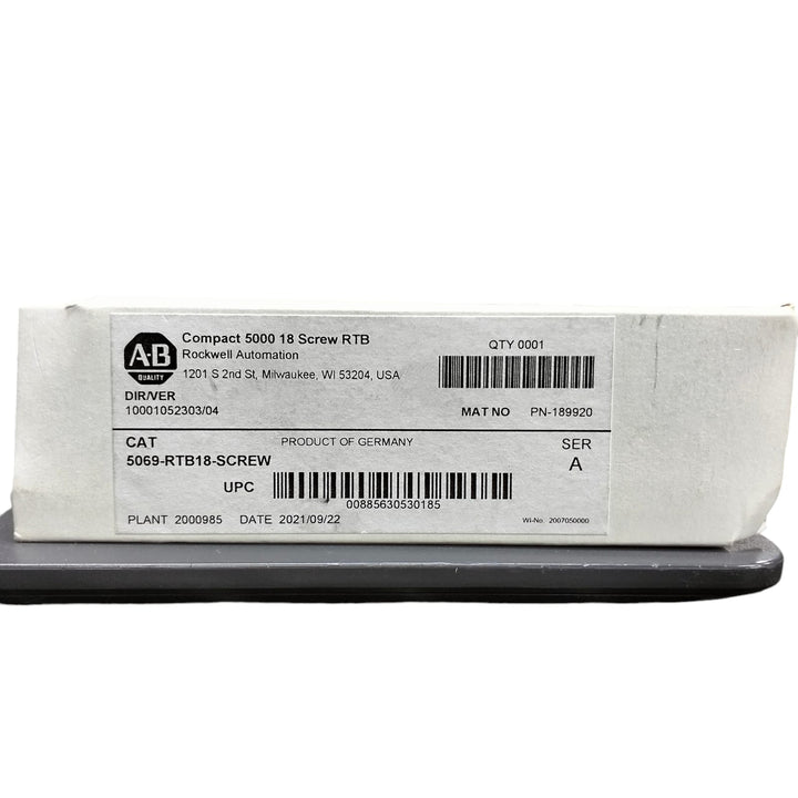 Allen Bradley 5069 Rtb18 Screw Bloque terminal