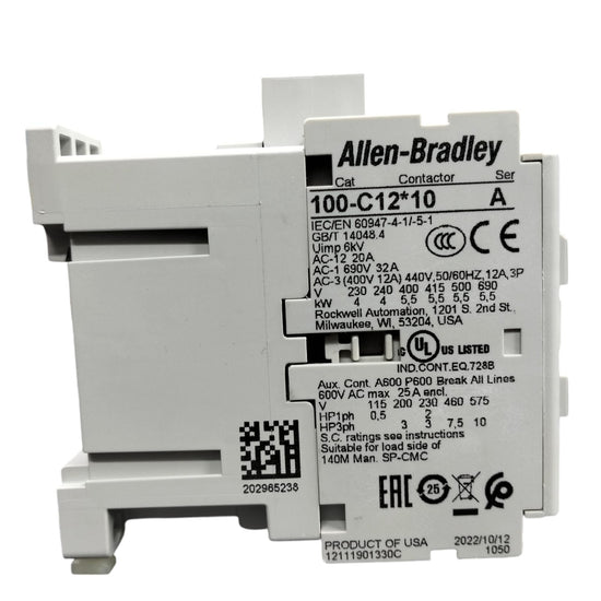 Allen Bradley 100-c12*10 Contactor