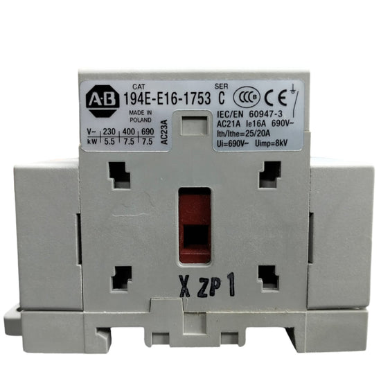 Allen Bradley 194e-e16-1753 Interruptor