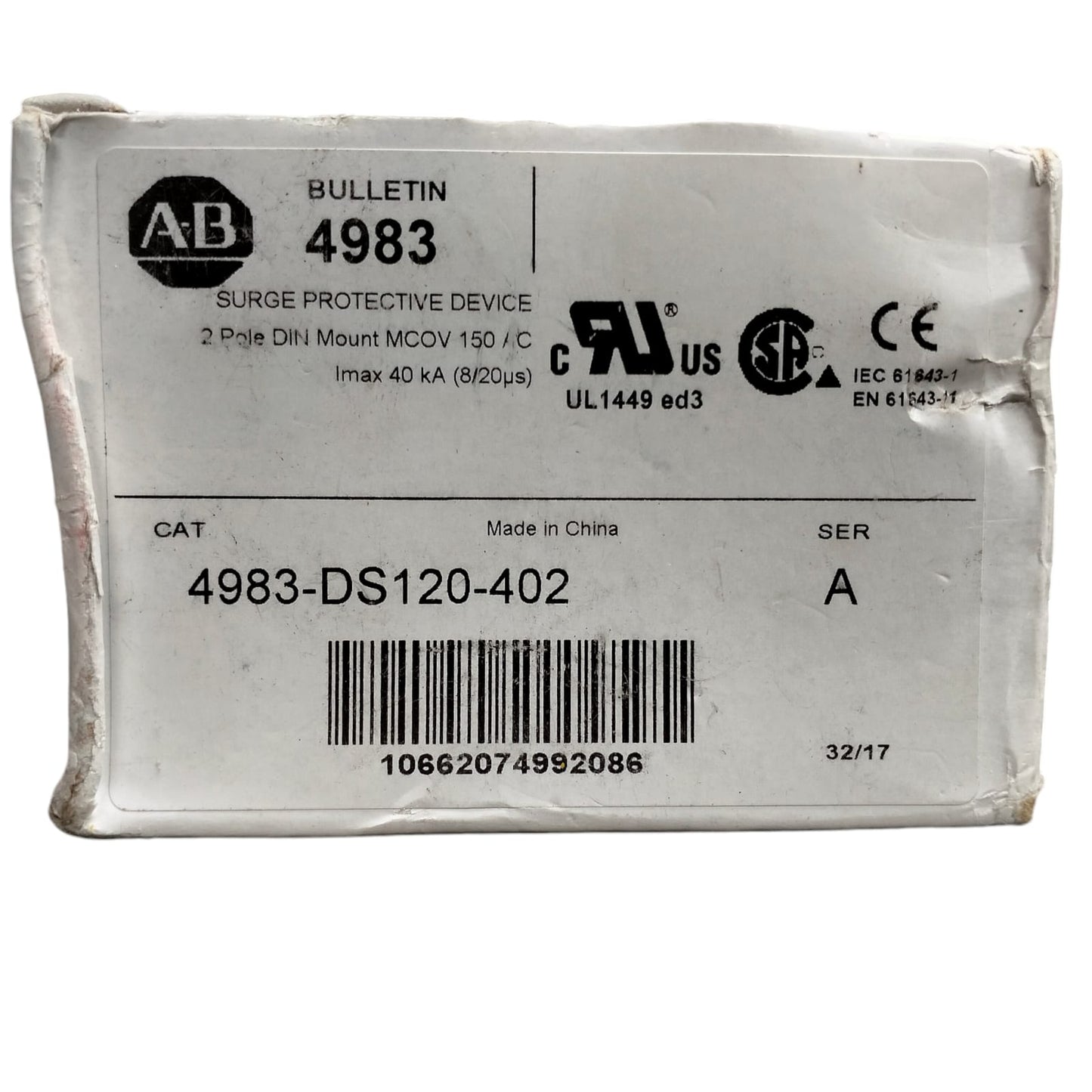 Allen Bradley 4983-ds120-402 Supresor