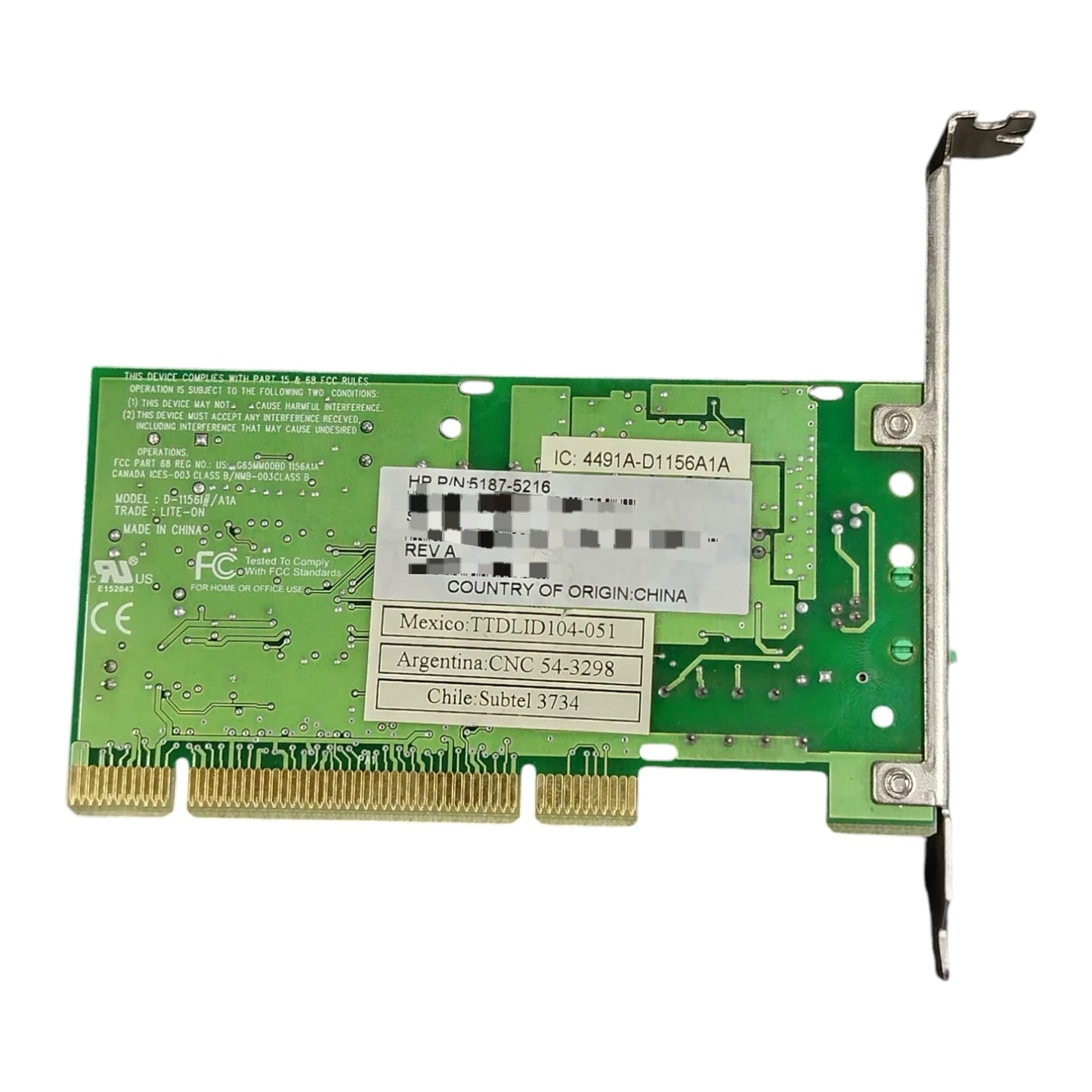 HP PAVILION	A1010Y 5188-1026 TARJETA