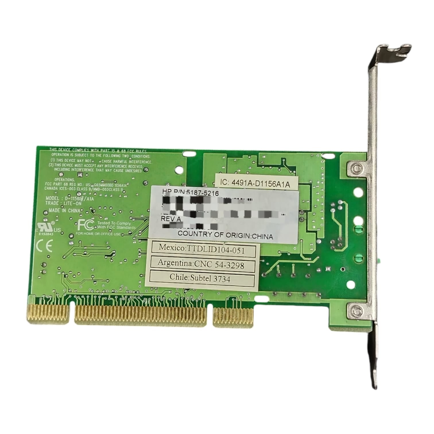 HP PAVILION	A1010Y 5188-1026 TARJETA