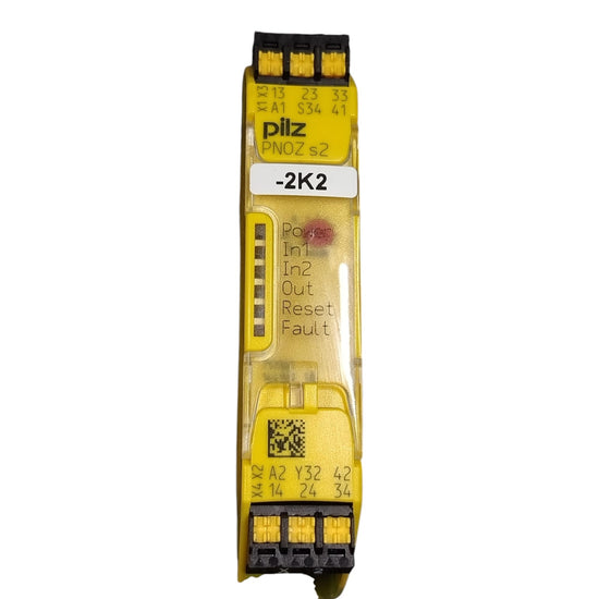 PILZ  PNOZ S2 C 24 VDC 3n/o 1n/c 751102 RELÉ DE SEGURIDAD