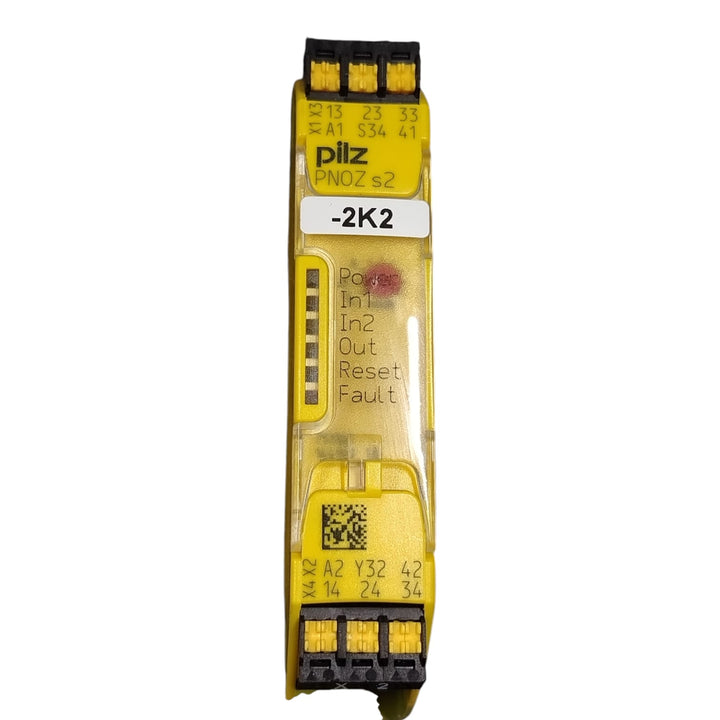 PILZ  PNOZ S2 C 24 VDC 3n/o 1n/c 751102 RELÉ DE SEGURIDAD