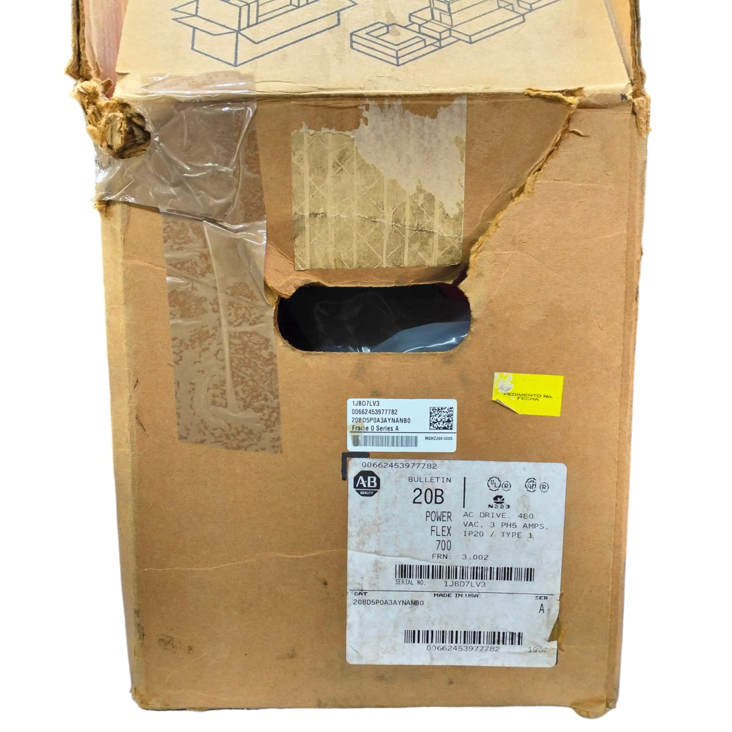 Allen Bradley 20b D 5p0 A 3 Aynanb0 Variador de frecuencia