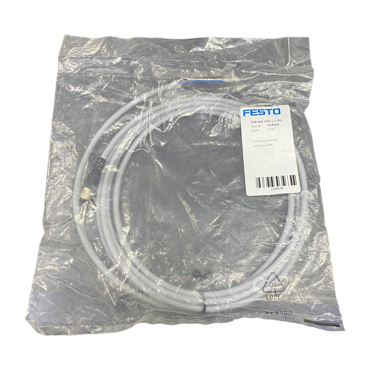 Festo Sim-m8-3gd-2,5-pu Cable de conexión