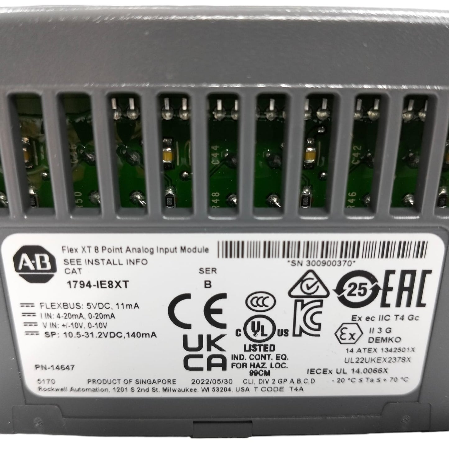 ALLEN BRADLEY 1794-ie8xt Módulo de entrada