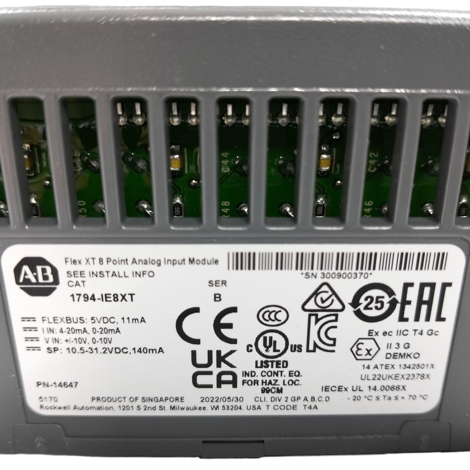 ALLEN BRADLEY 1794-ie8xt Módulo de entrada