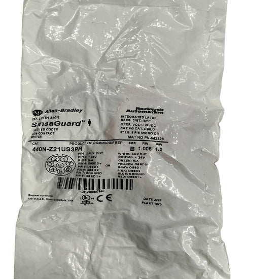 Allen Bradley 440n-z21us3ph Interruptor