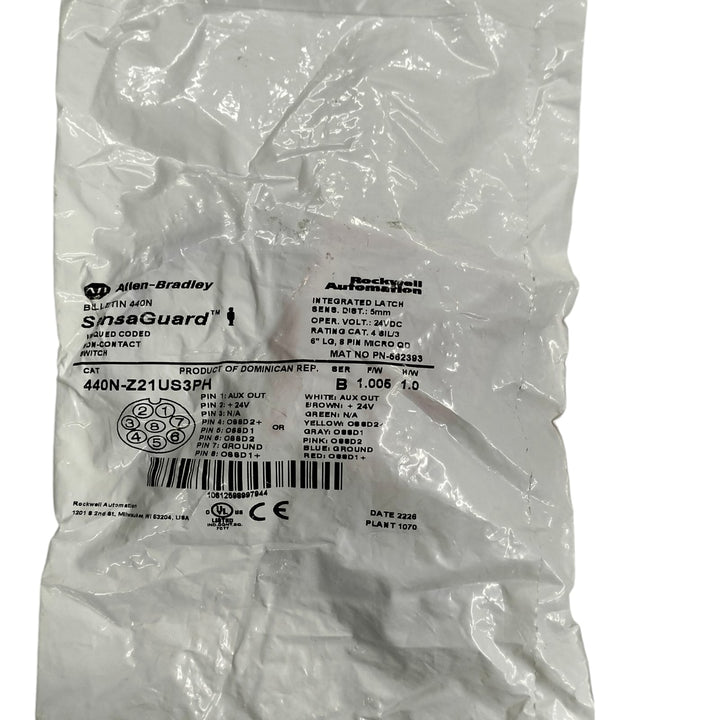 Allen Bradley 440n-z21us3ph Interruptor