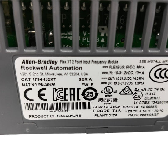 Allen Bradley 1794-ij2xt Módulo de entrada