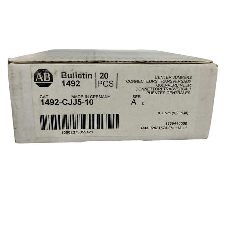 Allen Bradley 1492-cjj5-10 Bloque terminal