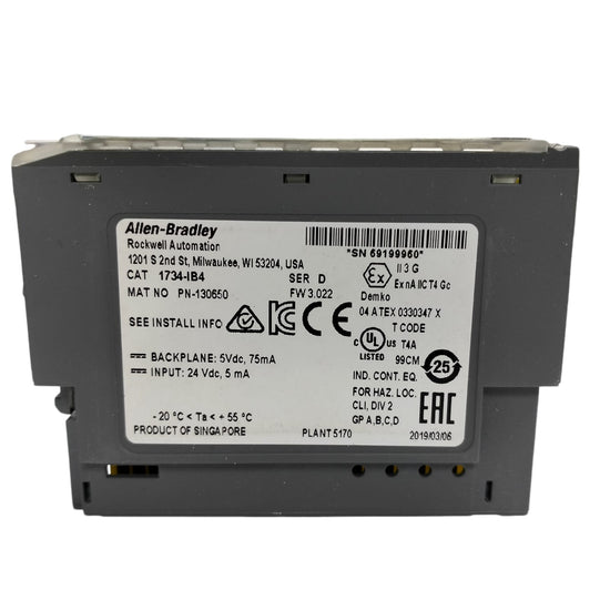 Allen Bradley 1734-ib4 Módulo de entrada
