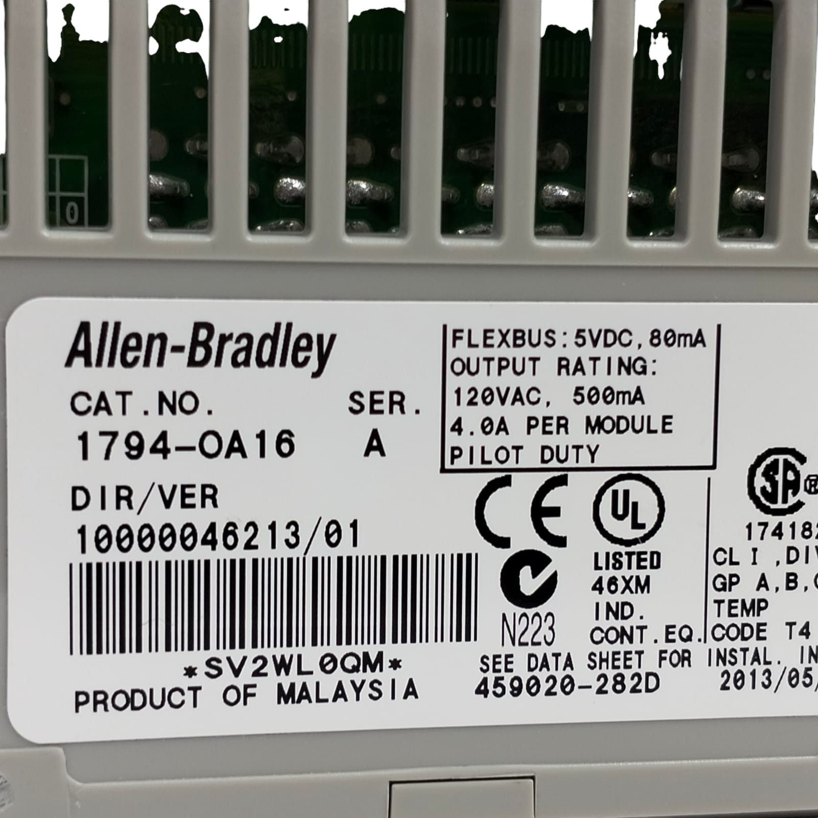 Allen Bradley 1794-oa16 Módulo de salida