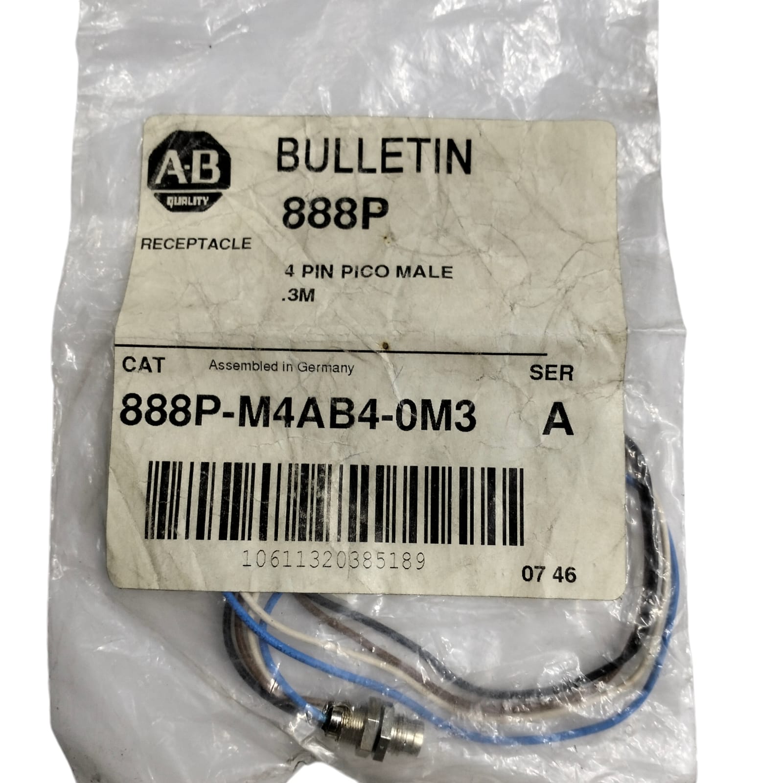 ALLEN BRADLEY 888P-M4AB4-0M3 Cable