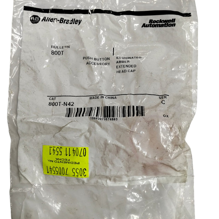 ALLEN BRADLEY 800T-N42 Botón