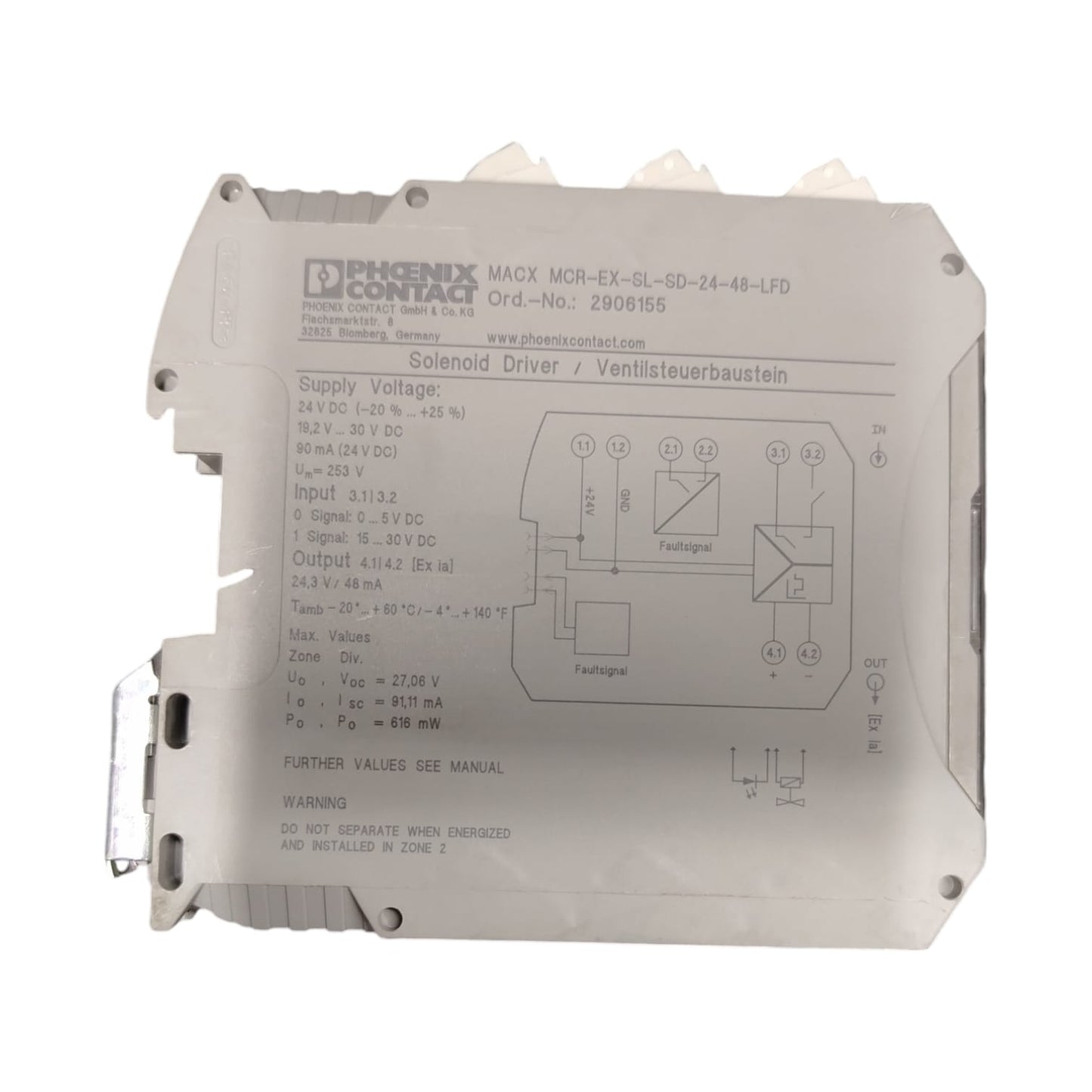 Phoenix Macxmcr-ex-sl-sd-24-48-lfd Relevador