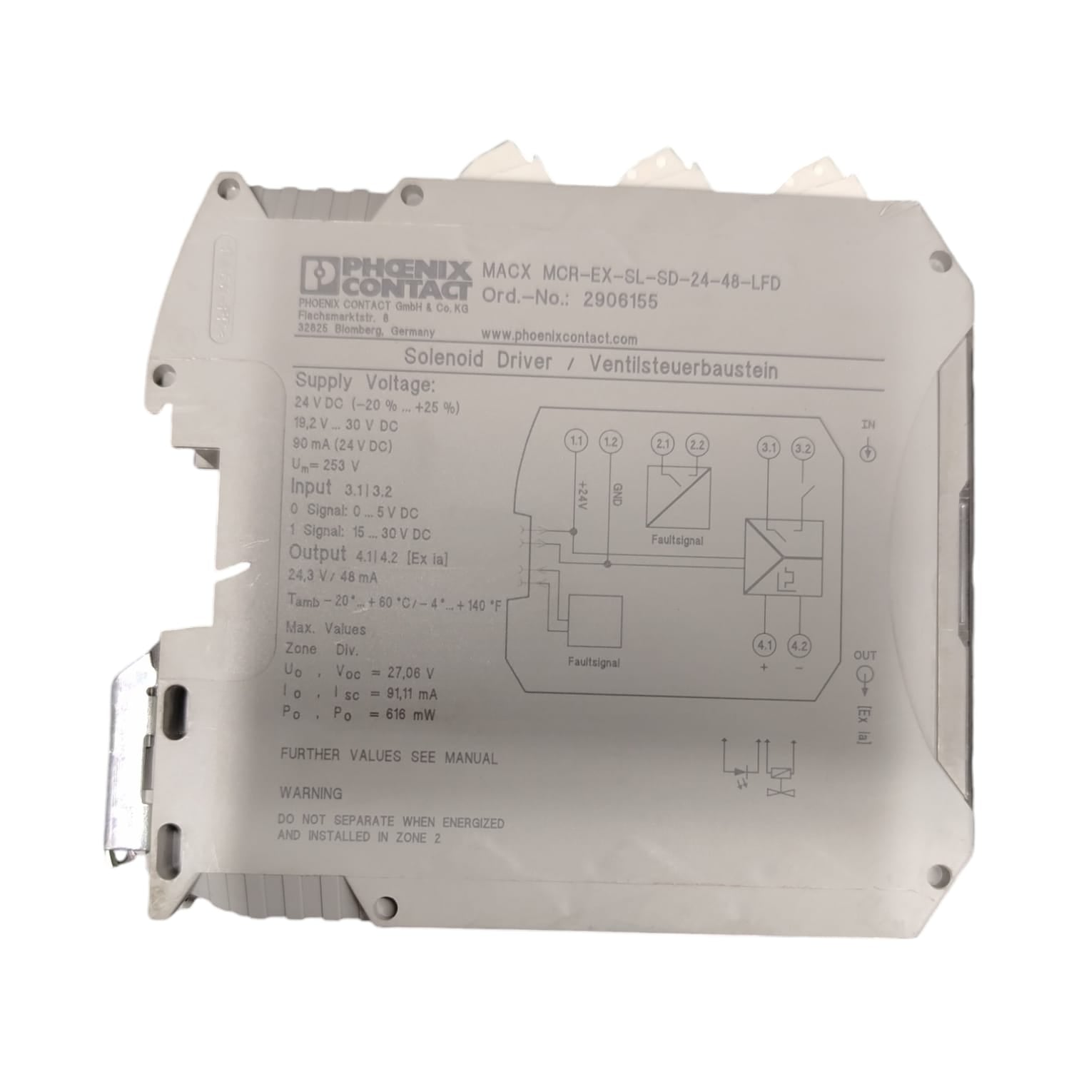 Phoenix Macxmcr-ex-sl-sd-24-48-lfd Relevador