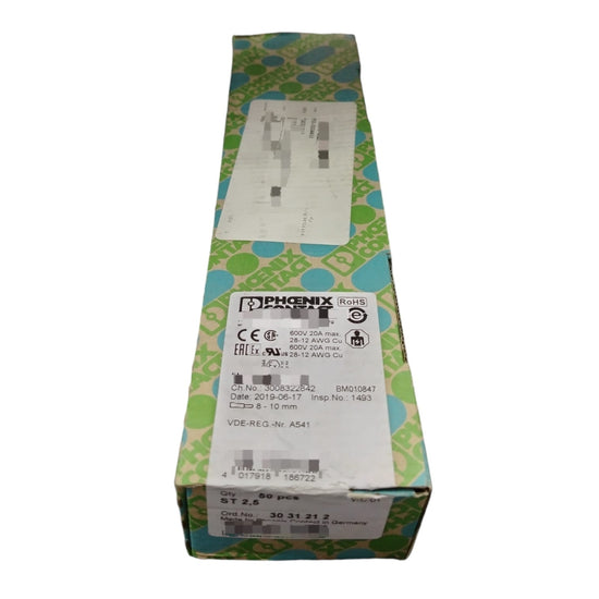 PHOENIX CONTACT ST 2,5 Clemas Caja con 50 piezas