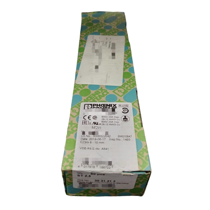 PHOENIX CONTACT ST 2,5 Clemas Caja con 50 piezas
